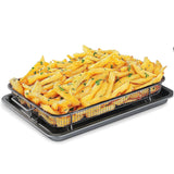 Bakken Swiss Air Fryer Tray, 2 in 1 Nonstick Crisper Air Fry Basket w/Elevated Mesh Great for Oven, Dishwasher Safe – Ceramic Coating PTFE/PFOA/PFOS FREE Extra-large (9.5