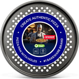 Non-Stick Pizza Pan with Holes - 13-Inch Perforated Pizza Crisper Carbon Steel Pizza Pan - 1 Round Pizza Trays PFOA PFOS and PTFE Free,Pack of 1