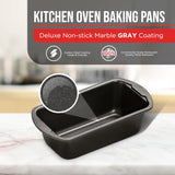 Bakken- Swiss Loaf Pan Set 4-Piece - Deluxe Nonstick Carbon Steel Bakeware for Perfect Bread and Cakes – Dishwasher Safe, Premium Pans for Home Baking