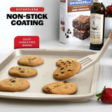 Bakken Swiss - Bakeware Set – 6 Piece – Stackable, Deluxe, Non-Stick Baking Pans for Professional and Home Cooking – Carbon Steel, White Stone Coating