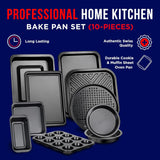 10-Piece Deluxe Non-Stick Bakeware Set – PFOA, PFOS & PTFE-Free