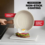 Bakken-Swiss 20-Piece Kitchen Cookware Set – Granite Non-Stick – Eco-Friendly – for All Stoves & Oven-Safe