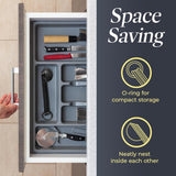 Precision Measuring Spoon Set - 5-Piece Stainless Steel Kit for Accurate Cooking & Baking - Easy Nesting, Dishwasher Safe - Essential Kitchen Tools