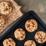 3 Piece Set Nonstick Carbon Steel Oven Bakeware -Professional Quality Kitchen Cooking Baking Trays -PFOA, PFOS, PTFE-Free Small, Medium & Large Baking Sheet Pans