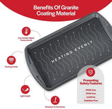 Bakken Swiss - Bakeware Set – 6 Piece – Stackable, Deluxe, Non-Stick Baking Pans for Professional and Home Cooking – Carbon Steel, Gray Stone Coating