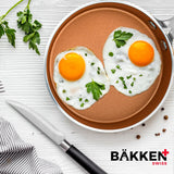 Bakken-Swiss 2-Piece Mini Nonstick Egg & Omelet Pan – Eco-Friendly, Non-Toxic, Dishwasher Safe