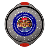 Pizza Tray Carbon Steel Pizza Pan with Holes and Non-Stick Coating – PFOA PFOS and PTFE Free by Bakken