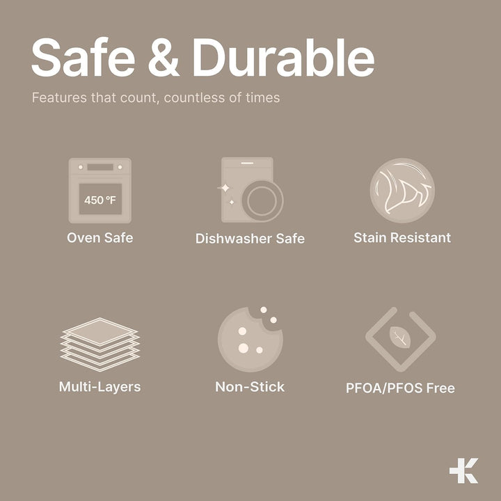 Pots and Pans Set, 22-Piece Non Stick Cookware & Bakeware Sets with Plaid Pattern, Stackable Design, Dishwasher Safe, Stain-resistant, Oven & All-Stove Safe, Tempered Glass Lid, Blue