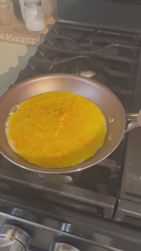 Cookware Set – 23 Piece –Gold Multi-Sized Cooking Pots with Lids, Skillet Fry Pans and Bakeware – Reinforced Pressed Aluminum Metal - Suitable for Gas, Electric, Ceramic and Induction by Bakkenmaster